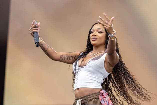 August 7, 2026, San Francisco, California, USA: Rapper GLORILLA (GLORIA WOODS) during Outside Lands Music Festival in San Francisco, California San Francisco USA  - ZUMAs135 20260807_zap_s135_142 Copyright: xDanielxDeSloverx