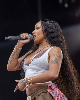 August 7, 2026, San Francisco, California, USA: Rapper GLORILLA (GLORIA WOODS) during Outside Lands Music Festival in San Francisco, California San Francisco USA  - ZUMAs135 20260807_zap_s135_149 Copyright: xDanielxDeSloverx