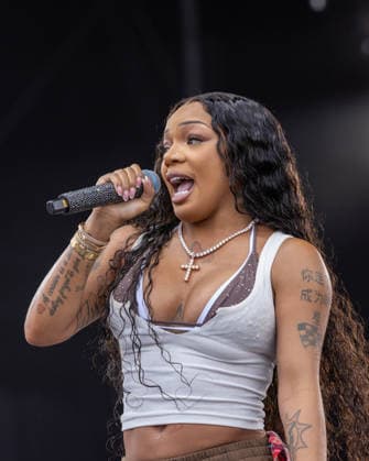 August 7, 2026, San Francisco, California, USA: Rapper GLORILLA (GLORIA WOODS) during Outside Lands Music Festival in San Francisco, California San Francisco USA  - ZUMAs135 20260807_zap_s135_150 Copyright: xDanielxDeSloverx