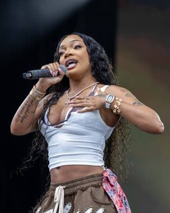 August 7, 2026, San Francisco, California, USA: Rapper GLORILLA (GLORIA WOODS) during Outside Lands Music Festival in San Francisco, California San Francisco USA  - ZUMAs135 20260807_zap_s135_156 Copyright: xDanielxDeSloverx