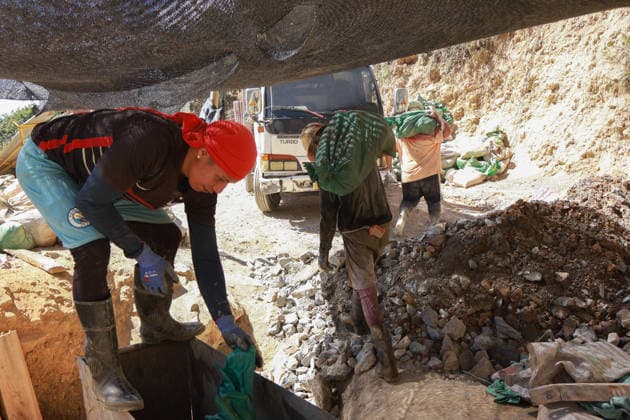 Gold mine explosion injures 19 in Colombia MARMATO, COLOMBIA - AUGUST 7: A powerful explosion in a gold-mining area near the town center injures 19 people, including two critically, and damages properties in the surrounding area in Marmato, Caldas department, Colombia, on August 7, 2026. Marmato is a historic gold-mining municipality where gold extraction has shaped the local economy for more than 400 years. Alexis Munera Anadolu Marmato Colombia. Editorial use only. Please get in touch for any other usage.  Copyright: x2026xAnadoluxAlexisxMunerax