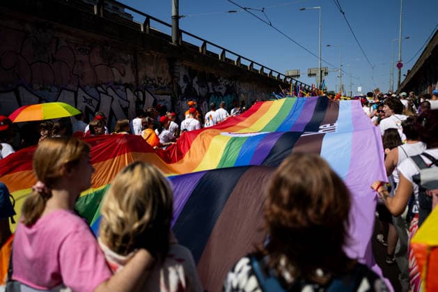 Prague Pride March for Equality and Respect, on August 8, 2026, in Prague, Czech Republic. (CTKxPhoto OndrejxDeml) CTKPhotoP2026080803055  CTKPhotoP2026080803055
