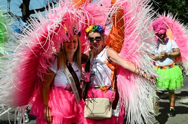 Antwerp Pride Parade ANTWERPEN, BELGIUM - AUGUST 08: Pride is a form of protest, and at the heart of Antwerp Pride activities is the Antwerp Pride Parade..The parade walks through the streets of Antwerp,mainly along the quays on August 08, 2026 in Antwerpen, Belgium, 08 08 2026 Antwerpen Belgium  Copyright: xBertxVanxDenxBrouckex