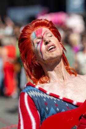 News Bilder des Tages Participants are pictured during the 2026 edition of the Antwerp Pride Parade, part of the Antwerp Pride 2022 festivities that celebrate and support the lesbian, gay, bisexual and transgender oriented people and their allies, Friday 07 August 2026 in Antwerpen.  JONASxROOSENS 182956138