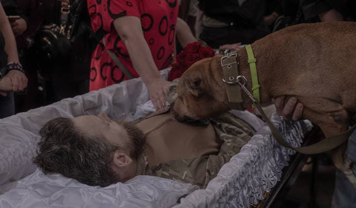 August 8, 2026, Kyiv, Ukraine: On August 8, 2026, Kyiv said farewell to Oleksii Yukov, who spent more than 25 years searching for the fallen on the frontlines of Ukriane and returned them to their families. Kyiv - ZUMAj167 20260808_zip_j167_021 Copyright: xSvetxJacquelinex
