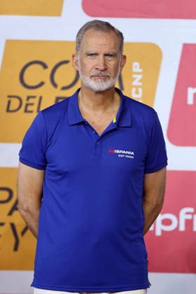 King Felipe VI Presents Awards to the Champions of the 44th Copa del Rey Sailing Regatta King Felipe VI during the awards ceremony for the 44th Copa del Rey Mapfre Sailing Regatta at the Almudaina Palace, on August 8, 2026, in Palma de Mallorca, Balearic Islands, Spain This is one of the most important regattas in the Mediterranean, which has met participation expectations, featuring six highly competitive classes and already exceeding 100 registered teams, representing nearly twenty countries, with almost a thousand sailors in a competition that begins on Tuesday, August 4, and ends on Saturday, August 8. AWARDS SAILING REGATTAS BOATS Raú Spain  Copyright: xRaulxTerrelx 7706572