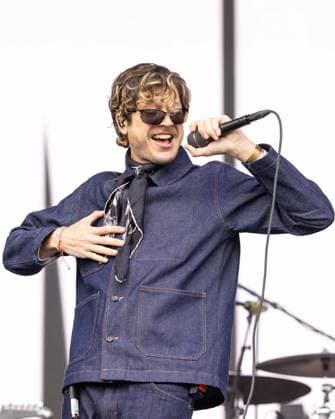 August 8, 2026, San Francisco, California, USA: GREGORIO DEGANO of Argentinian band Bandalos Chinos during Outside Lands Music Festival in San Francisco, California San Francisco USA  - ZUMAs135 20260808_zap_s135_016 Copyright: xDanielxDeSloverx