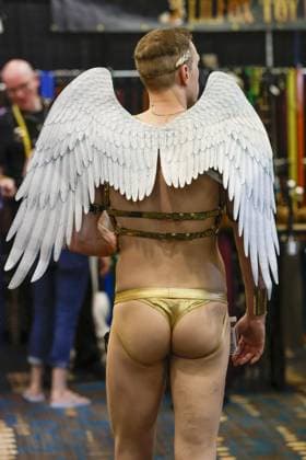 August 8, 2026, St. Petersburg, Florida, USA: An unnamed attendee browses the vendor booths during the Fetish Con trade show on Saturday, Aug. 8, 2026 in St. Petersburg. St. Petersburg USA - ZUMAs70_ 20260808_zan_s70_002 Copyright: xLuisxSantanax