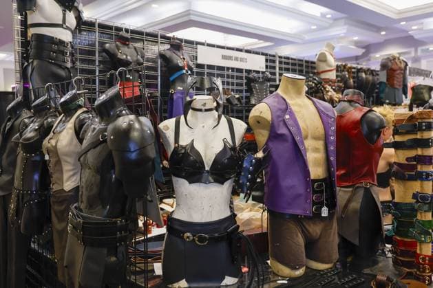 August 8, 2026, St. Petersburg, Florida, USA: A variety of leather apparel is seen for sale during the Fetish Con trade show on Saturday, Aug. 8, 2026 in St. Petersburg. St. Petersburg USA - ZUMAs70_ 20260808_zan_s70_004 Copyright: xLuisxSantanax