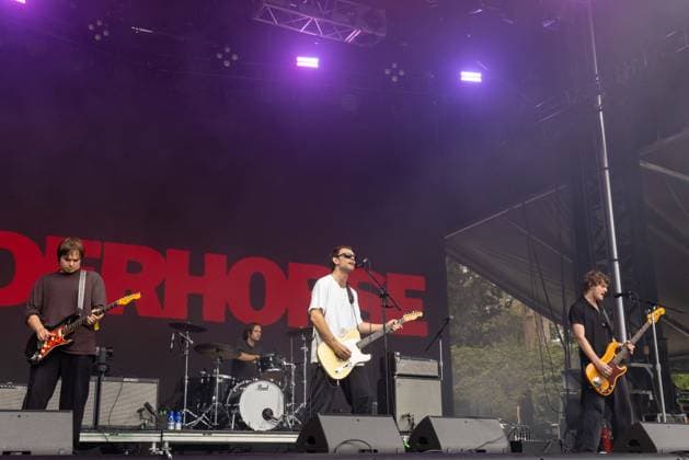 August 8, 2026, San Francisco, California, USA: HARRY FOWLER, JAMMIE STAPLES, JACOB SLATER and SEB BYFORD of British rock band Wunderhorse during Outside Lands Music Festival in San Francisco, California San Francisco USA  - ZUMAs135 20260808_zap_s135_025 Copyright: xDanielxDeSloverx