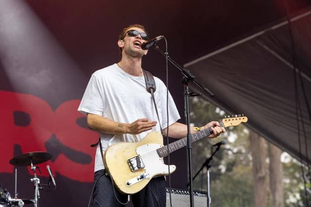 August 8, 2026, San Francisco, California, USA: JACOB SLATER of British rock band Wunderhorse during Outside Lands Music Festival in San Francisco, California San Francisco USA  - ZUMAs135 20260808_zap_s135_053 Copyright: xDanielxDeSloverx