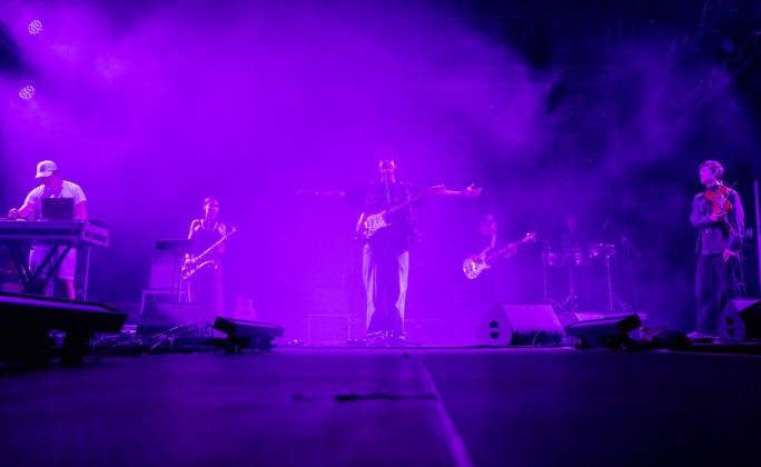 Concert of British band Fat dog at the Pop Messe music festival on August 8, 2026, Brno, Czech Republic. (CTKxPhoto AdamxKrecl) CTKPhotoP2026080901858  CTKPhotoP2026080901858