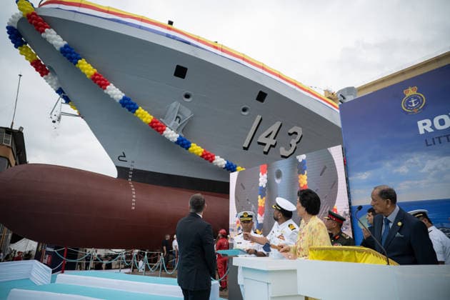 Third and final corvette of LMS Batch-2 program launches in Istanbul ISTANBUL, TURKIYE - AUGUST 09: A ceremony is held at Istanbul Naval Shipyard to mark the launching of the third and final corvette built under the LMS Batch-2 (Littoral Mission Ship Phase-2) program for the Royal Malaysian Navy by STM, one of Turkiye’s leading defense industry companies, in Istanbul, Turkiye on August 09, 2026. Celal Gunes Anadolu Istanbul Turkey. Editorial use only. Please get in touch for any other usage.  Copyright: x2026xAnadoluxCelalxGunesx