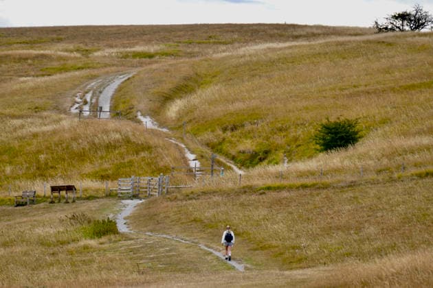 Seasonal weather People out along The Ridgeway on a warm day., Credit:Geoffrey Swaine Geoff Swaine - B4563 Avalon UK, Oxfordshire, Uffington  Copyright: xGeoffreyxSwainex xGeoffxSwainex-xB4563x xAvalonx 1121832109