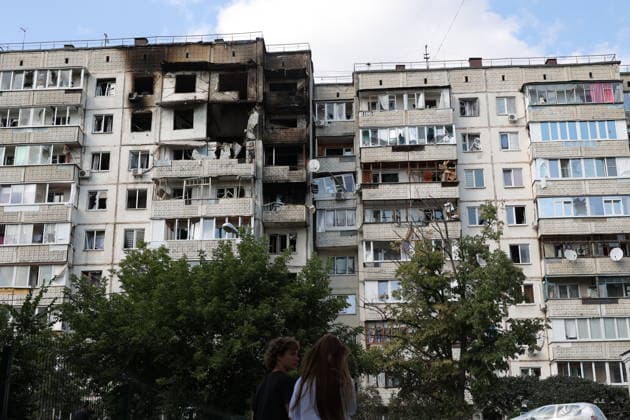 Aftermath of Ukrainian drone attack in Belgorod BELGOROD, RUSSIA - AUGUST 9: Damage is seen following a Ukrainian drone attack in Belgorod, Russia, on August 9, 2026. Emergency teams inspect the affected area and assess the damage following the attack. Stringer Anadolu Belgorod Russia. Editorial use only. Please get in touch for any other usage.  Copyright: x2026xAnadoluxStringerx