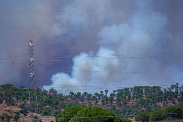 The fire in Niebla, Huelva, has now spread across 8,000 hectares and has forced more than 400 people to evacuate The fire in Niebla, Huelva, has now spread across 8,000 hectares and has forced more than 400 people to evacuate As of August 9, 2026 in Niebla, Huelva, Andalusia, Spain The wildfire that broke out this past Thursday in Niebla, Huelva, has now spread across 8,000 hectares, and 474 people remain evacuated. Firefighting efforts this Sunday are focused on the northern and eastern flanks, with the aim of completely enclosing the perimeter, which is estimated at about 44 kilometers. AUGUST 9, 2026 Francisco J Niebla, Huelva, Andalusia, Spain Niebla, Huelva, Andalusia, Spain Spain  Copyright: xFranciscoxJ.xOlmox 7707349