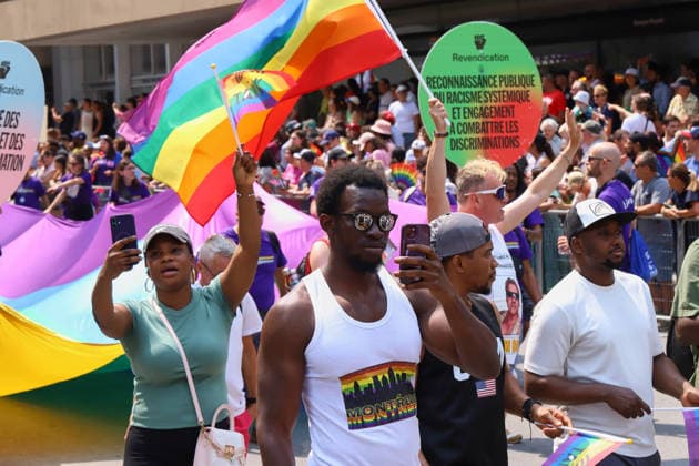 LGBTIQ Community Celebrate 20th Annual Pride Members of the LGBTIQ Community taking part during the 20th annual Montreal Pride parade in downtown Montreal, Canada, on August 9, 2026. (Photo by Horacio Zamora Eyepix Group) Copyright: xHoracioxZamorax xEyepixxGroupx HZ_09082026_195379