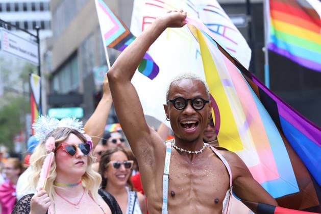 LGBTIQ Community Celebrate 20th Annual Pride A member of the LGBTIQ Community taking part during the 20th annual Montreal Pride parade in downtown Montreal, Canada, on August 9, 2026. (Photo by Horacio Zamora Eyepix Group) Copyright: xHoracioxZamorax xEyepixxGroupx HZ_09082026_195384
