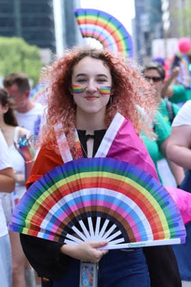 LGBTIQ Community Celebrate 20th Annual Pride A member of the LGBTIQ Community taking part during the 20th annual Montreal Pride parade in downtown Montreal, Canada, on August 9, 2026. (Photo by Horacio Zamora Eyepix Group) Copyright: xHoracioxZamorax xEyepixxGroupx HZ_09082026_195400