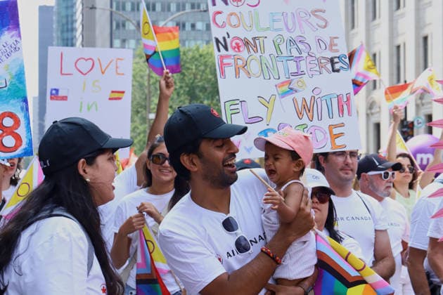 LGBTIQ Community Celebrate 20th Annual Pride Members of the LGBTIQ Community taking part during the 20th annual Montreal Pride parade in downtown Montreal, Canada, on August 9, 2026. (Photo by Horacio Zamora Eyepix Group) Copyright: xHoracioxZamorax xEyepixxGroupx HZ_09082026_195373