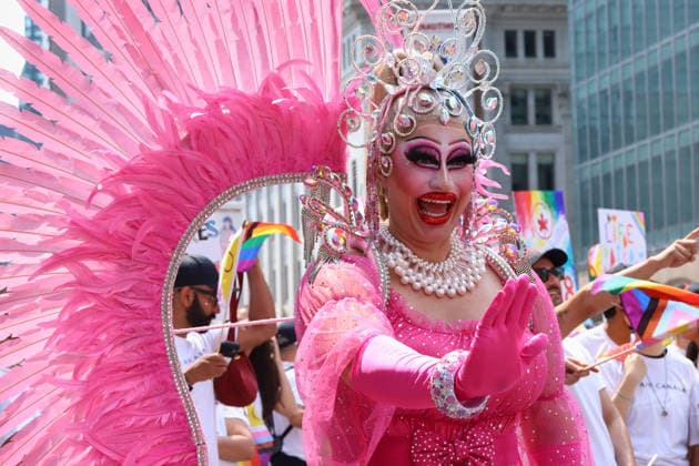 LGBTIQ Community Celebrate 20th Annual Pride A drag queen taking part during the 20th annual Montreal Pride parade in downtown Montreal, Canada, on August 9, 2026. (Photo by Horacio Zamora Eyepix Group) Copyright: xHoracioxZamorax xEyepixxGroupx HZ_09082026_195376