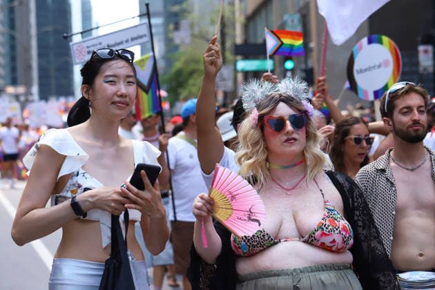 LGBTIQ Community Celebrate 20th Annual Pride Members of the LGBTIQ Community taking part during the 20th annual Montreal Pride parade in downtown Montreal, Canada, on August 9, 2026. (Photo by Horacio Zamora Eyepix Group) Copyright: xHoracioxZamorax xEyepixxGroupx HZ_09082026_195386