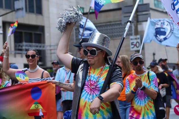 LGBTIQ Community Celebrate 20th Annual Pride Members of the LGBTIQ Community taking part during the 20th annual Montreal Pride parade in downtown Montreal, Canada, on August 9, 2026. (Photo by Horacio Zamora Eyepix Group) Copyright: xHoracioxZamorax xEyepixxGroupx HZ_09082026_195397