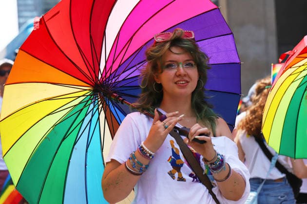 LGBTIQ Community Celebrate 20th Annual Pride A member of the LGBTIQ Community taking part during the 20th annual Montreal Pride parade in downtown Montreal, Canada, on August 9, 2026. (Photo by Horacio Zamora Eyepix Group) Copyright: xHoracioxZamorax xEyepixxGroupx HZ_09082026_195387