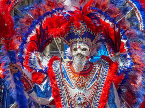 August 9, 2026, New York, New York, USA: Dominican pride on display at the 44th annual Dominican Day Parade on Sixth Avenue..With the theme of Identity and Culture under a blazing sun thousands marched and watched .as merengue, bachata music, colorful floats and traditional dance groups made their way up.the avenue. New York USA - ZUMAh156 20260809_znp_h156_025 Copyright: xMiloxHessx