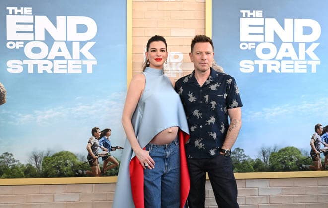˜The End of Oak Street™ World Premiere Anne Hathaway and Ewan McGregor arriving to The End of Oak Street world premiere held at the Steven J. Ross Theater on August 8, 2026 in Burbank, CA. Burbank Steven J. Ross Theater California USA Copyright: xLisaxOConnorx xAFF-USA.comx