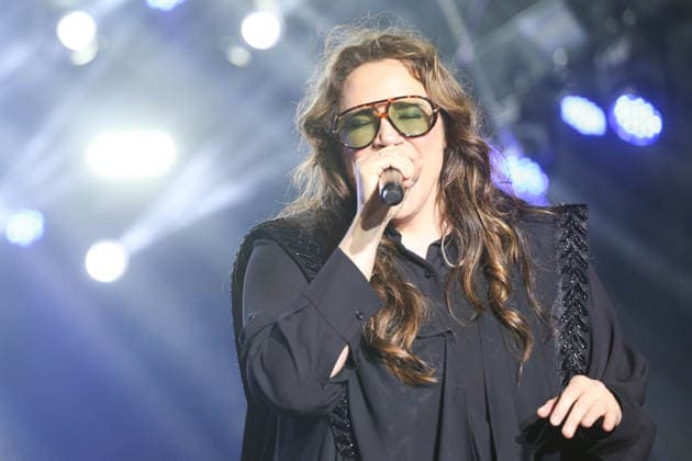 ARCOVERDE, PE - 09.08.2026: APRESENTAcaO DE ANA CAROLINA EM ARCOVERDE - On the main stage of the Pernambuco Meu Pais Festival in Arcoverde, Pernambuco, Ana Carolina, accompanied by her musicians, presented her show "25 Years". x2996154x  PabloxDexLuca