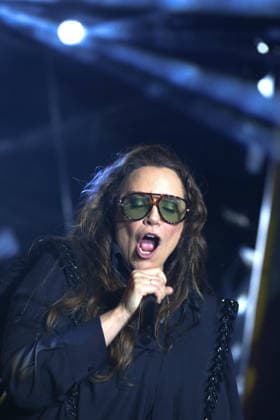ARCOVERDE, PE - 09.08.2026: APRESENTAcaO DE ANA CAROLINA EM ARCOVERDE - On the main stage of the Pernambuco Meu Pais Festival in Arcoverde, Pernambuco, Ana Carolina, accompanied by her musicians, presented her show "25 Years". x2996165x  PabloxDexLuca