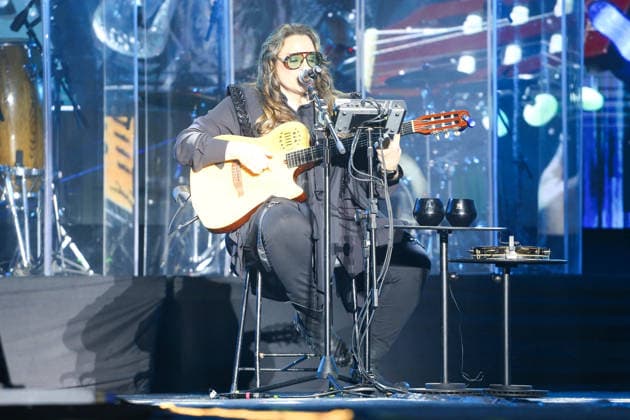 ARCOVERDE, PE - 09.08.2026: APRESENTAcaO DE ANA CAROLINA EM ARCOVERDE - On the main stage of the Pernambuco Meu Pais Festival in Arcoverde, Pernambuco, Ana Carolina, accompanied by her musicians, presented her show "25 Years". x2996171x  PabloxDexLuca