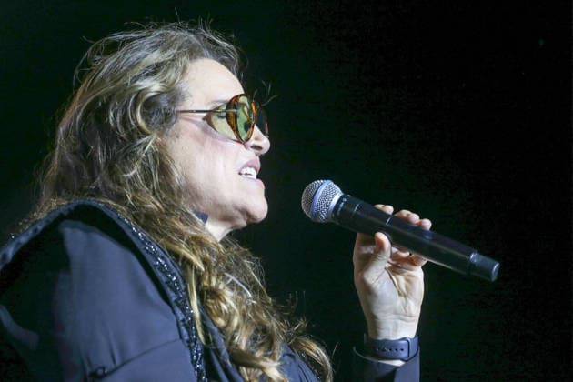ARCOVERDE, PE - 09.08.2026: APRESENTAcaO DE ANA CAROLINA EM ARCOVERDE - On the main stage of the Pernambuco Meu Pais Festival in Arcoverde, Pernambuco, Ana Carolina, accompanied by her musicians, presented her show "25 Years". x2996181x  PabloxDexLuca