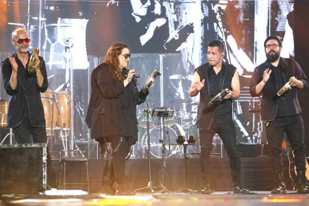 ARCOVERDE, PE - 09.08.2026: APRESENTAcaO DE ANA CAROLINA EM ARCOVERDE - On the main stage of the Pernambuco Meu Pais Festival in Arcoverde, Pernambuco, Ana Carolina, accompanied by her musicians, presented her show "25 Years". x2996187x  PabloxDexLuca