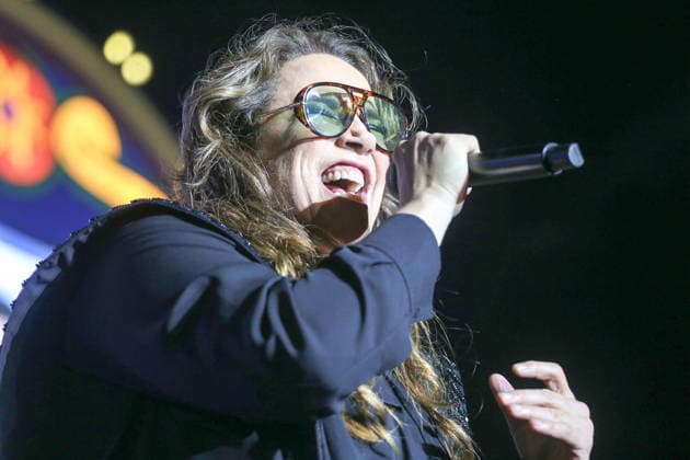 ARCOVERDE, PE - 09.08.2026: APRESENTAcaO DE ANA CAROLINA EM ARCOVERDE - On the main stage of the Pernambuco Meu Pais Festival in Arcoverde, Pernambuco, Ana Carolina, accompanied by her musicians, presented her show "25 Years". x2996218x  PabloxDexLuca