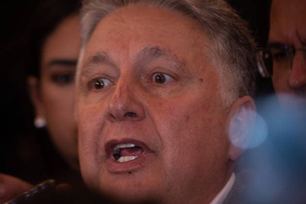 RIO DE JANEIRO, RJ - 09.08.2026: DEBATE PARA GOVERNADOR RJ 2026 - The Republican candidate, Anthony Garotinho, after the first debate for Governor of Rio de Janeiro held this Sunday (8), at Casa FIRJAN, in Botafogo, RJ. x2996250x  CarlosxEliasxJunior