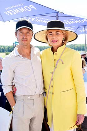 Tom Schilling und Tini Gräfin von Rothkirch beim Westminster 136. Großer Preis von Berlin Pferderennen auf der Rennbahn Hoppegarten. Berlin, 09.08.2026 *** Tom Schilling and Tini Countess von Rothkirch at the 136th Westminster Grand Prix of Berlin horse race at the Hoppegarten Racetrack in Berlin, August 9, 2026 Foto:xM.xWehnertx xFuturexImagex westminster_6830