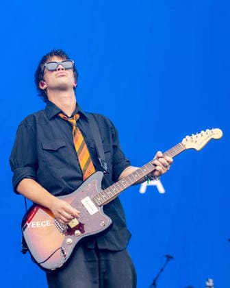 August 9, 2026, San Francisco, California, USA: HENRY BEASLEY of New Zealand rock band Balu Brigada during Outside Lands Music Festival in San Francisco, California San Francisco USA  - ZUMAs135 20260809_zap_s135_043 Copyright: xDanielxDeSloverx