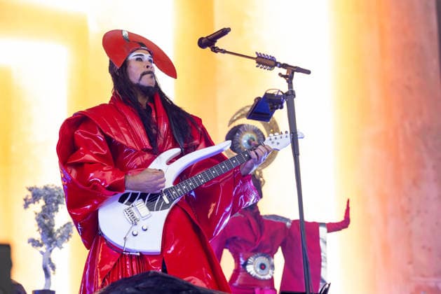 August 9, 2026, San Francisco, California, USA: LUKE STEELE of Australian band Empire of the Sun during Outside Lands Music Festival in San Francisco, California San Francisco USA  - ZUMAs135 20260809_zap_s135_103 Copyright: xDanielxDeSloverx