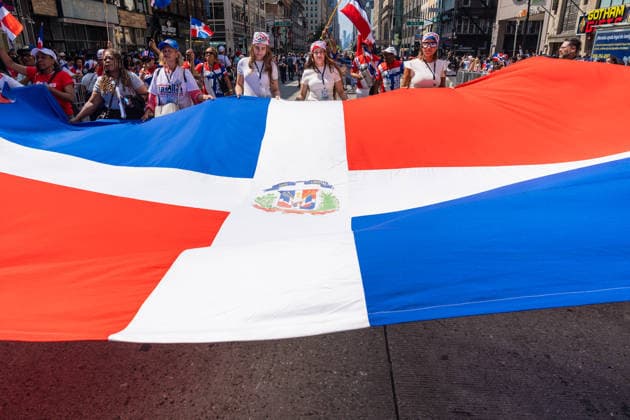 NY: 44th annual Dominican Day Parade Atmosphere during 44th annual Dominican Day parade on 6th avenue in Manhattan Borough of New York, NY on August 9, 2026. New York New York United States Copyright: LevxRadin