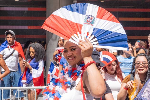 NY: 44th annual Dominican Day Parade Atmosphere during 44th annual Dominican Day parade on 6th avenue in Manhattan Borough of New York, NY on August 9, 2026. New York New York United States Copyright: LevxRadin