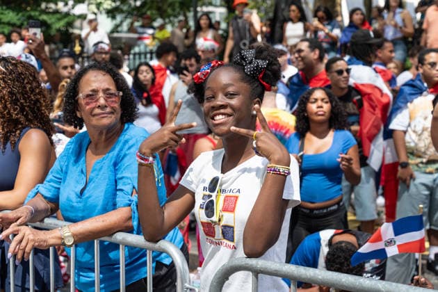 NY: 44th annual Dominican Day Parade Atmosphere during 44th annual Dominican Day parade on 6th avenue in Manhattan Borough of New York, NY on August 9, 2026. New York New York United States Copyright: LevxRadin