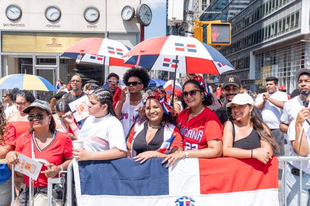 NY: 44th annual Dominican Day Parade Atmosphere during 44th annual Dominican Day parade on 6th avenue in Manhattan Borough of New York, NY on August 9, 2026. New York New York United States Copyright: LevxRadin