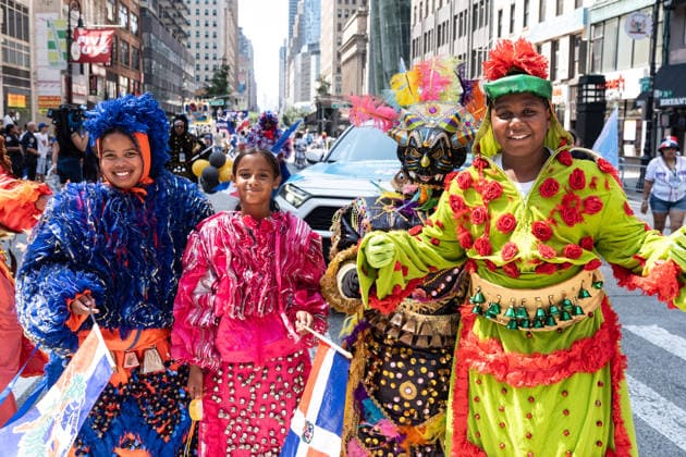 NY: 44th annual Dominican Day Parade Atmosphere during 44th annual Dominican Day parade on 6th avenue in Manhattan Borough of New York, NY on August 9, 2026. New York New York United States Copyright: LevxRadin