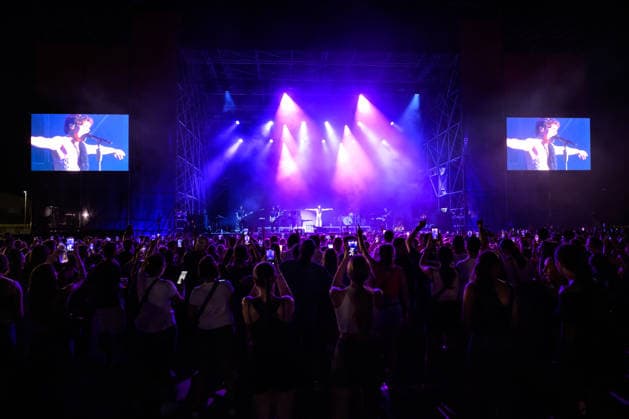August 9, 2026, Marina Di Carrara, Massa Carrara, Italy: Fans at Riccardo Fabbriconi s concert, aka Blanco, during the Tour Estate 2026 at the Vibe Summer Festival, Marina di Carrara, 09 08 2026 Marina Di Carrara Italy  - ZUMAa289 20260809_zia_a289_002 Copyright: xStefanoxDallexLuchex xAgfx