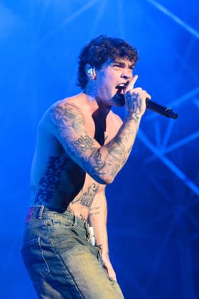 August 9, 2026, Marina Di Carrara, Massa Carrara, Italy: Riccardo Fabbriconi, aka Blanco, performs on his Tour Estate 2026 at the Vibe Summer Festival, Marina di Carrara, August 9, 2026. Marina Di Carrara Italy  - ZUMAa289 20260809_zia_a289_007 Copyright: xStefanoxDallexLuchex xAgfx