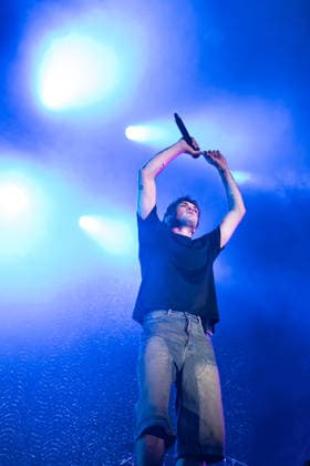 August 9, 2026, Marina Di Carrara, Massa Carrara, Italy: Riccardo Fabbriconi, aka Blanco, performs on his Tour Estate 2026 at the Vibe Summer Festival, Marina di Carrara, August 9, 2026. Marina Di Carrara Italy  - ZUMAa289 20260809_zia_a289_024 Copyright: xStefanoxDallexLuchex xAgfx