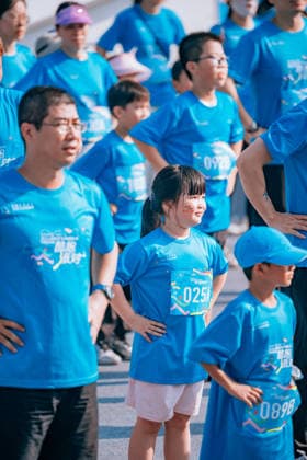 SHENZHEN, CHINA - AUGUST 08: Participants take part in the Run, Teenagers 2026 Longgang District National Fitness Day themed event at Shenzhen Universiade Sports Centre on August 8, 2026 in Longgang District, Shenzhen City, Guangdong Province of China. The event marks the 18th National Fitness Day, featuring a morning run followed by water gun battles and a music party to promote public fitness.  Copyright: xVCGx 111659152126