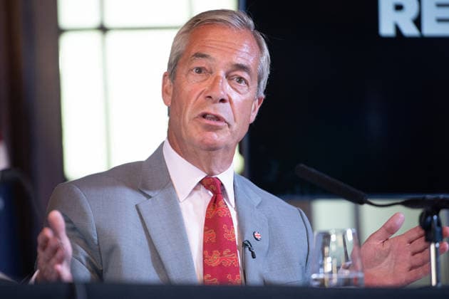 Reform UK Press Conference at The Royal Horseguards Hotel, London, UK - Mon 10 August 2026 Nigel Farage - Reform UK Leader speaks at a Reform UK Press Conference at The Royal Horseguards Hotel in London, England, UK on Monday 10 August, 2026., Credit:Justin Ng Avalon UK, England, London, The Royal Horseguards Hotel  Copyright: xJustinxNgx xAvalonx 1122073078